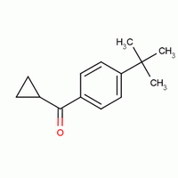 对叔丁基苯基环丙基甲酮分子式结构图