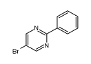 5-溴-2-苯基嘧啶分子式结构图