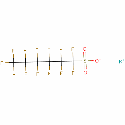 全氟己基磺酸钾分子式结构图