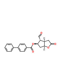 对苯基苯甲酰Corey醛分子式结构图