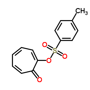 2-对甲苯磺酰基氧基环庚三烯酮分子式结构图