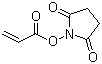 N-丙烯酰氧基琥珀酰亚胺分子式结构图