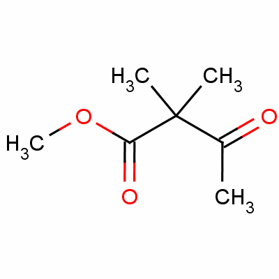 2,2-二甲基乙酰乙酸甲酯分子式结构图