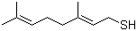 硫代香叶醇分子式结构图