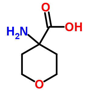 4-氨基四氢吡喃-4-羧酸分子式结构图