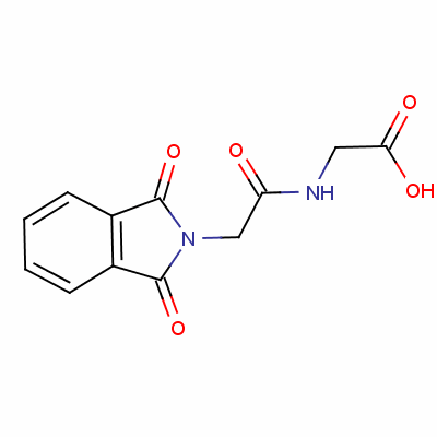 邻苯二甲酰甘氨酸分子式结构图