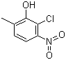 2-甲基-5-硝基-6-氯苯酚分子式结构图