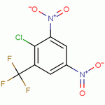 2-氯-3,5-二硝基三氟甲苯分子式结构图