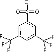 3,5-双(三氟甲基)苯-1-磺酰氯分子式结构图