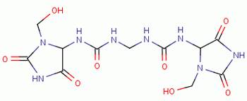 咪唑烷基脲分子式结构图