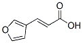 3-(3-呋喃基)丙烯酸分子式结构图