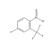 5-氟-2-硝基三氟甲苯分子式结构图