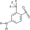 4-硝基-3-三氟甲基苯胺分子式结构图