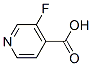 3-氟吡啶-4-羧酸分子式结构图