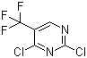 2,4-二氯-5-三氟甲基嘧啶分子式结构图