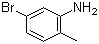 5-溴-2-甲基苯胺分子式结构图