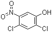 2,4-二氯-5-硝基苯酚分子式结构图