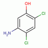 2,4-二氯-5-羟基苯胺分子式结构图