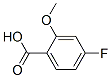 4-氟-2-甲氧基苯甲酸分子式结构图