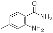 2-氨基-4-甲基苯甲酰胺分子式结构图