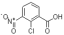 2-氯-3-硝基苯甲酸分子式结构图