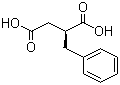 S-2-苄基琥珀酸分子式结构图