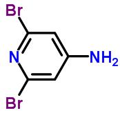 2,6-二溴-4-氨基吡啶分子式结构图