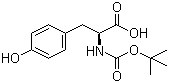 Boc-L-酪氨酸分子式结构图