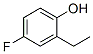 2-乙基-4-氟苯酚分子式结构图