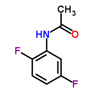 2,5-二氟乙酰苯胺分子式结构图