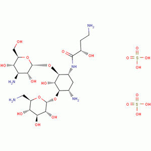 硫酸丁胺卡那霉素分子式结构图