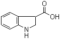 吲哚啉-3-羧酸分子式结构图