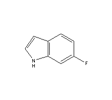 6-氟吲哚分子式结构图