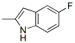 5-氟-2-甲基吲哚分子式结构图
