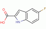 5-氟吲哚-2-甲酸分子式结构图