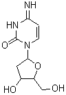 2'-脱氧胞苷盐酸盐分子式结构图