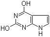 2,4-二羟基吡咯[2,3-d]嘧啶分子式结构图