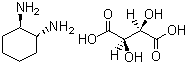 (1R,2R)-(+)-1,2-环己二胺L-酒石酸盐分子式结构图