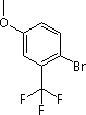 3-三氟甲基-4-溴苯甲醚分子式结构图