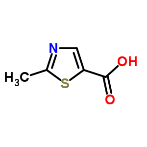 2-甲基-噻唑-5-甲酸分子式结构图