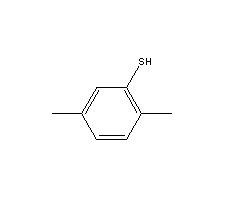 2,5-二甲基苯硫酚分子式结构图