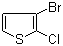 2-氯-3-溴噻吩分子式结构图