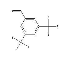 3,5-二(三氟甲基)苯甲醛分子式结构图