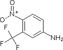 3-氨基-4-硝基三氟甲苯分子式结构图