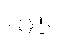 对氟苯磺酰胺分子式结构图