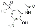 6-氨基-2-乙酰氨基苯酚-4-磺酸分子式结构图