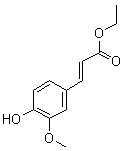 阿魏酸乙酯分子式结构图