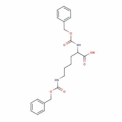 N,N'-双苄氧羰基-L-赖氨酸分子式结构图