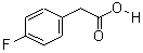 对氟苯乙酸分子式结构图