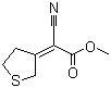 2-氰基-2-(3-四氢噻吩甲叉)乙酸甲酯分子式结构图